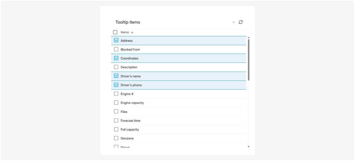 Additional object information
