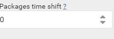 8. Packages time shift