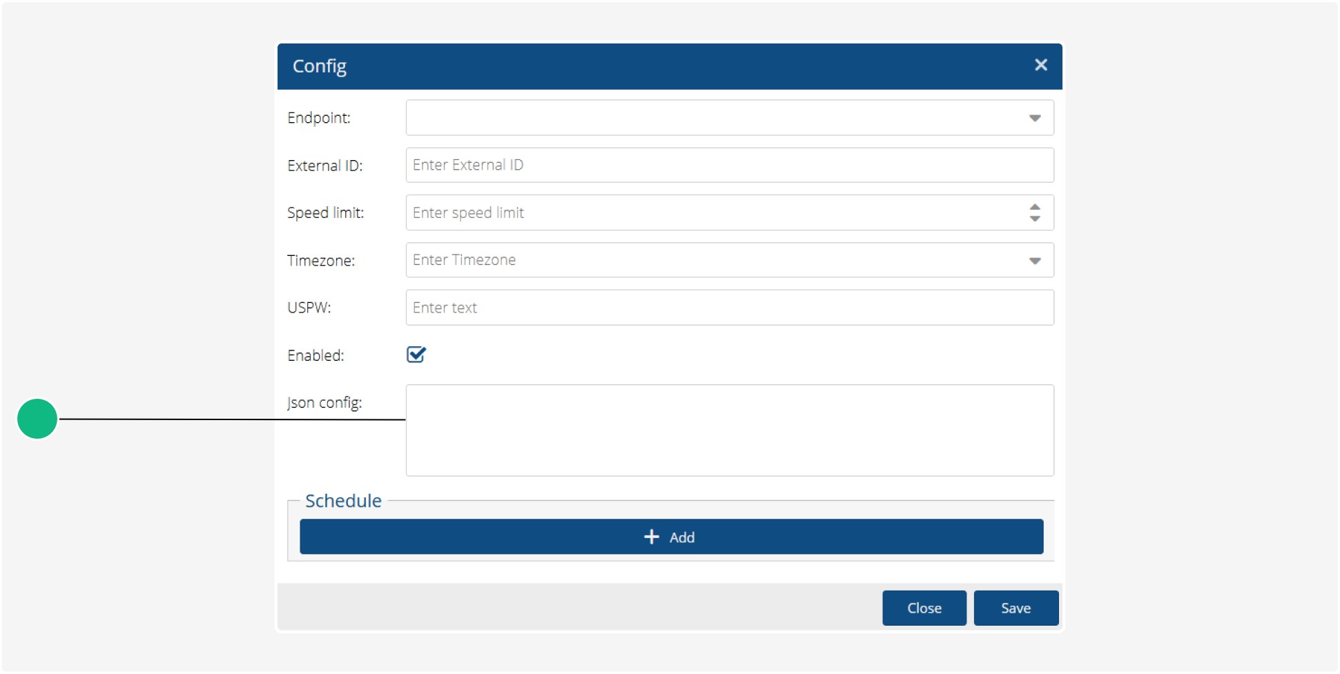 Additional relay JSON сonfigurations